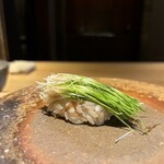 鮨 三心 - 追加の芽ねぎ