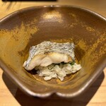 鮨 三心 - 炭火焼き太刀魚のマイクロ丼