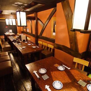 半個室完備◆落ち着いた店内は接待・会社宴会にも◎
