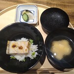 温石 - 太刀魚と甘長唐辛子のご飯