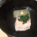 温石 - 甘鯛と冬瓜、ツルナ