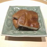 温石 - 椎茸の蒸し焼き