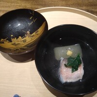 温石 - 甘鯛と冬瓜、ツルナ