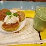 フレッシュネスバーガー - グリーンパンケーキセット