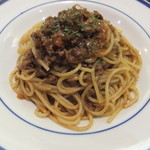 パスタの店　山猫軒 - 2014年４月限定　牛肉のミートソースデミグラス仕上げです。