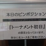 軽井沢72ゴルフ北コース - 本日のピンポジション