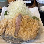 とんかつ いわい - 特選ロースかつ断面