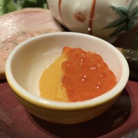 かんない 諸星 - 生の唐墨といくら
