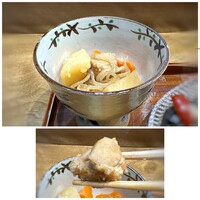 いつぼし - 鶏肉ジャガ・・牛肉じゃがでなく「鶏肉」入り。少し甘めのお味付けで、ジャガイモもほくほく。