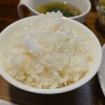 キッチン ブルー グローブ - ご飯大盛りのアップ