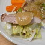 キッチン ブルー グローブ - サラダでサッパリ