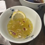 らーめん 鶏喰 - レモンつけ汁