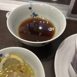 らーめん 鶏喰 - 醤油のつけ汁