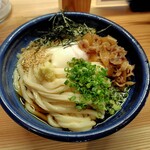 ます家 - 温玉肉ぶっかけ