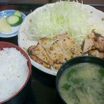 Ajino Hirukawa - 豚ロース味噌付け定食