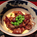 龍吟 - ホタルイカの茶碗むし