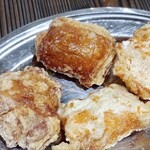 二星製麺所 - 胸肉唐揚げ２個ともも肉唐揚げ２個  合計４個