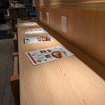 はかた天乃 - 店内カウンター席