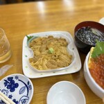北のどんぶり屋 滝波食堂 - ムラサキウニ（結局ご飯を追加したのでうに定食）