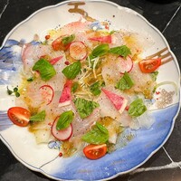 和食のあらまさ - ヒラメのカルパッチョ
