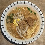 濃口背脂味噌らーめんと餃子 大福帳 - 