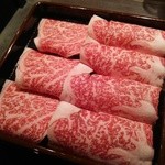 すき焼のお肉
