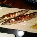 おいしい寿司と活魚料理 魚の飯 - 秋刀魚の糠漬焼き