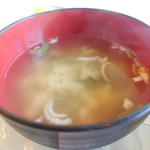 カフェ スペース - ワカメ　豆腐　の味噌汁