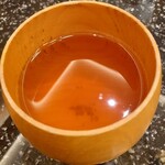 花山うどん - 黒豆茶