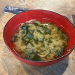 なつめ - ランチの味噌汁