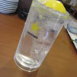 大旦那 - 檸檬生搾りチューハイ￥３８０