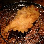 本町製麺所 天 - 出汁のしみた鶏天