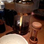 本町製麺所 天 - 茶漉しで一番だし