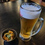 虎丸水産 - 乾杯～。