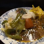 本石亭 - キーマカレー