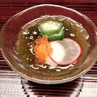 銀座すし嘉 はなれ - 糸もずく