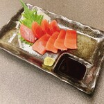 アメ村社員食堂 - 静岡港メバチマグロお造り刺身