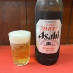 福福中華そば - 瓶ビール 大瓶（750円）2024.8