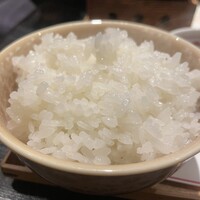 銀座米料亭 八代目儀兵衛 - ツヤツヤの米