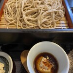Shinshu Soba Dokoro Kirisato - 將胡桃醬與湯汁混合後開始品嚐