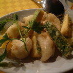 イル・ボッカローネ - スズキとズッキーニのフリット