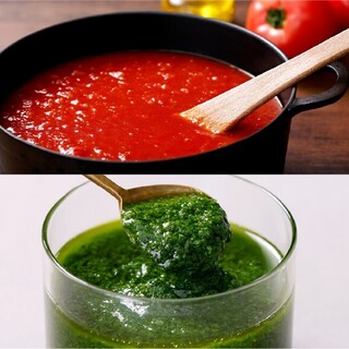 製法は特許を取得！自社製『パスタソース』