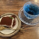 オウチカフェ - 甘酒のティラミスとバタフライティー