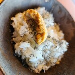 鉄板焼 瑞 - 土鍋ご飯 塩水雲丹とキャビア