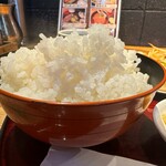 銭函バーベキュー - ご飯　大盛り