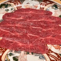 神戸焼肉 金虎 - 神戸牛(勢戸)ミスジ 塩
                    特産松阪牛(岡本) ミスジ 塩