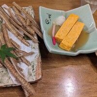うなぎ家 しば福や - うなぎの骨せんべいとう巻き