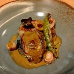 デトレゾン - 焼いた肝から海が香る♡抑えた色彩の根菜類がしみじみ美味しい♡