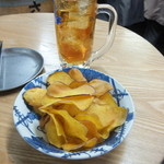 とん、とん、トン - 安納芋チップス（90円）　2014.01