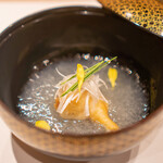 奥赤坂 鮨 淡師 - 北海道産真鱈のみぞれ椀